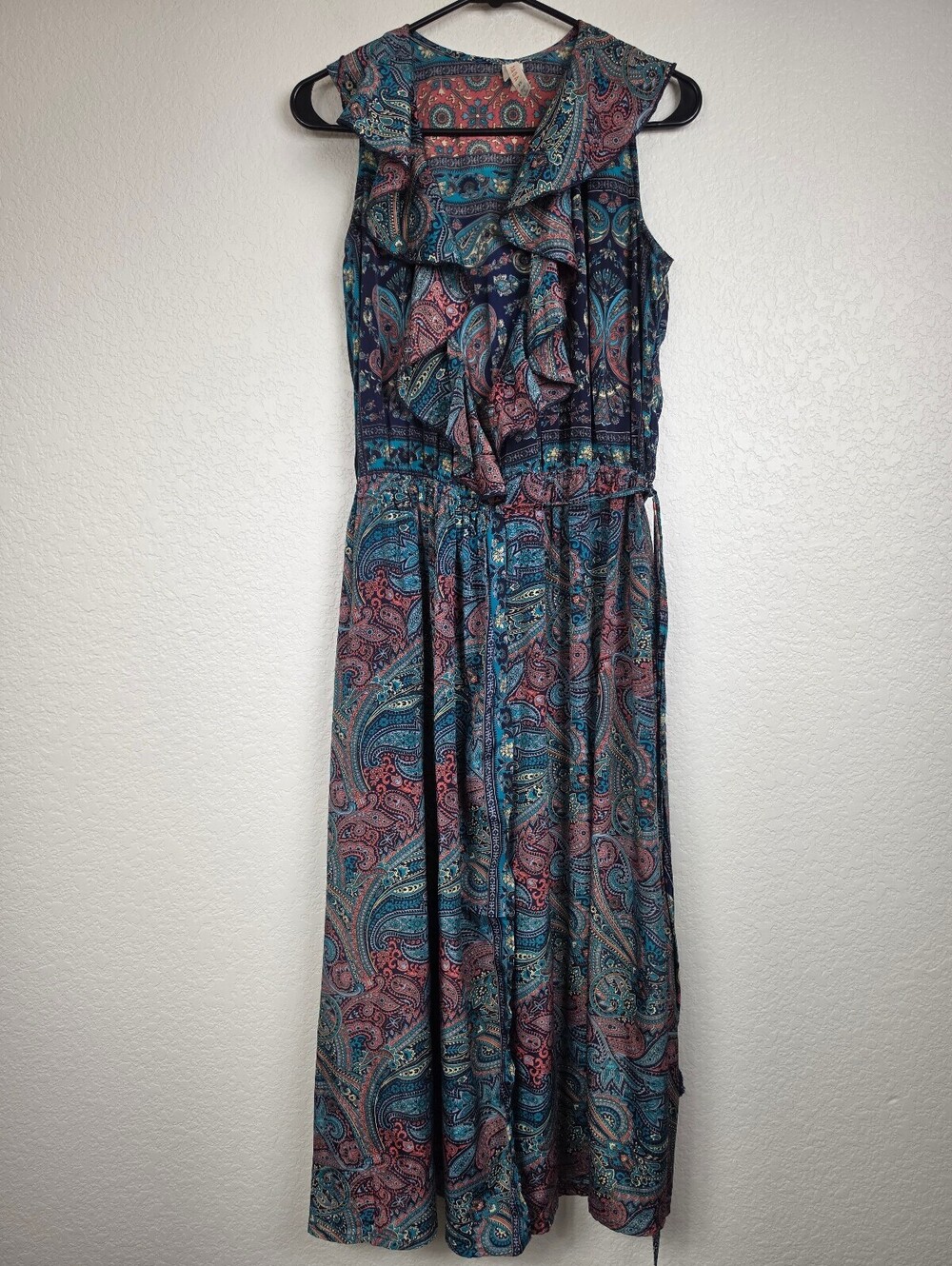 Anthropologie Raga Paisley Sleeveless Maxi Dress